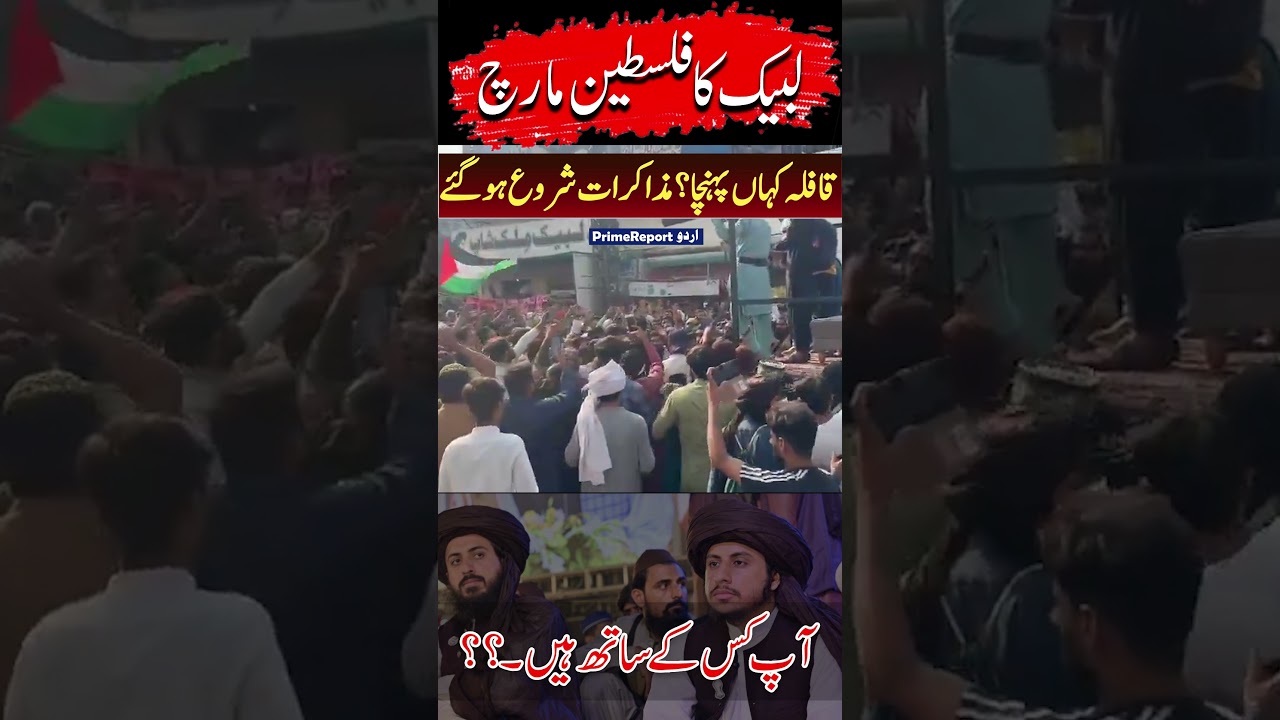 Breaking News From Live TLP march today Protest updates #live #labaik