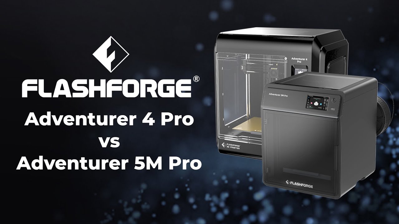 Flashforge Adventurer 4 Pro vs Flashforge Adventurer 5M Pro 3D Printer - Comparison