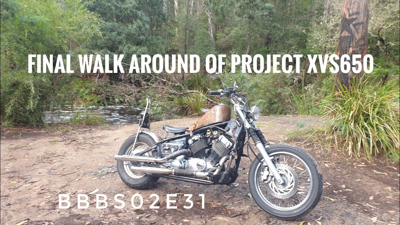 BBBs02e31 | Final Walk Around of the Project V-Star 650 or XVS650 Bobber