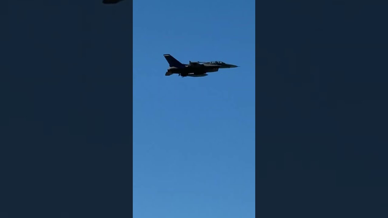F-16s take off from AUS - Bergstrom Austin Texas