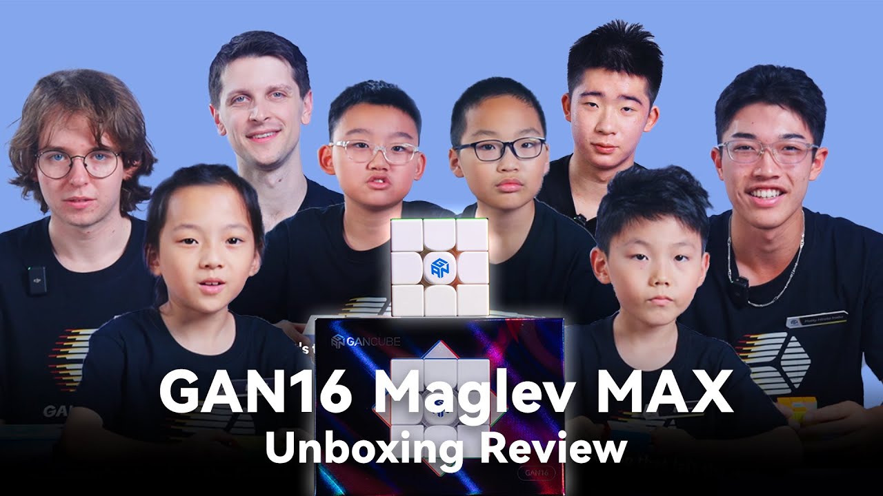 GANCUBE - Unboxing Review of GAN16 Maglev MAX