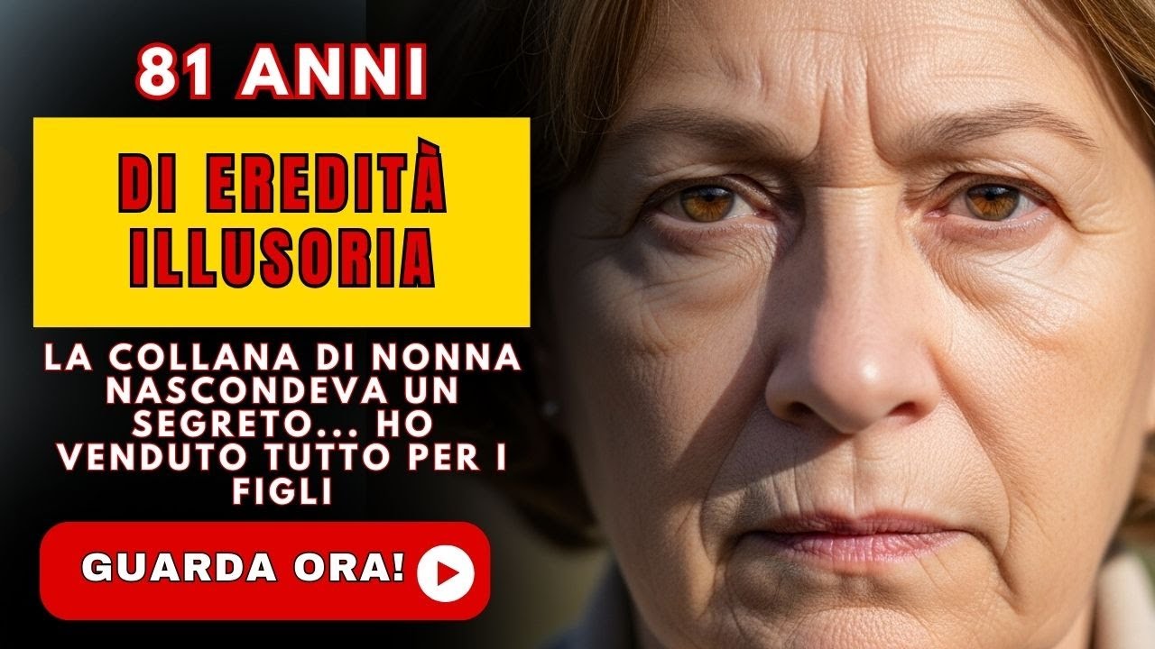 Ho scoperto che la collana della nonna era falsa… i miei figli volevano solo i soldi e buttarmi via