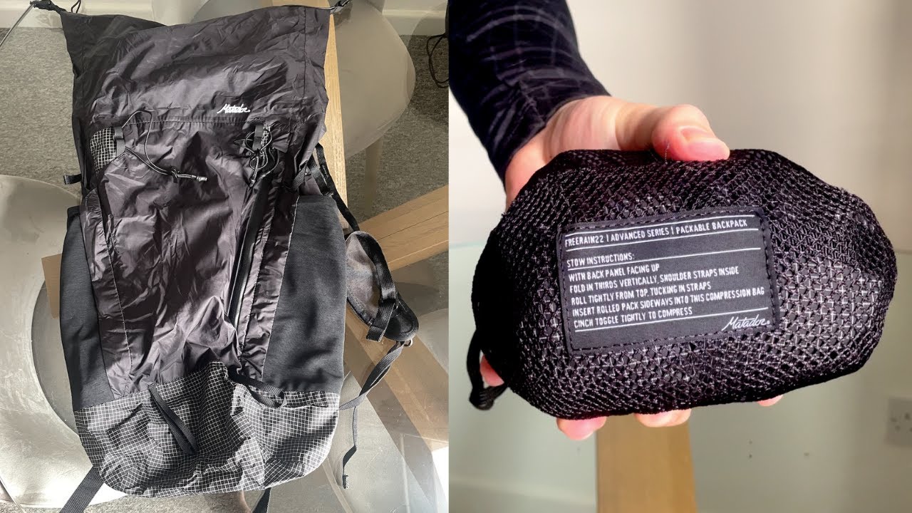 How to fold Matador Freerain 22L