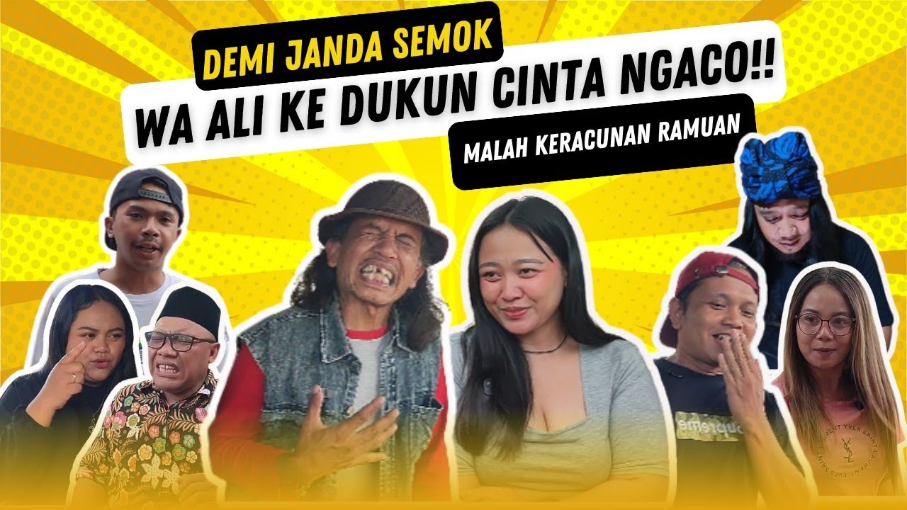 DEMI JANDA SEMOK WA ALI KE DUKUN CINTA‼️ Malah Keracunan Ramuan & Dan Gagal Lagi
