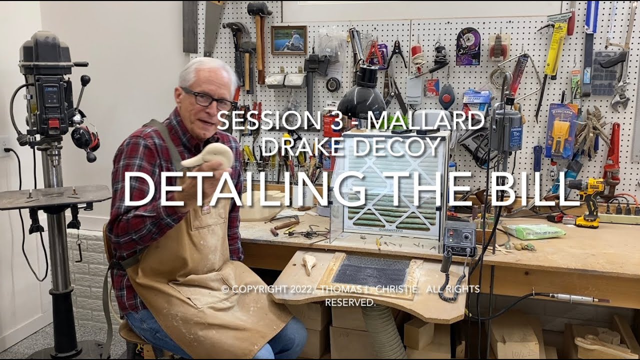 Session 3 - Detailing The Bill - Mallard Drake Decoy