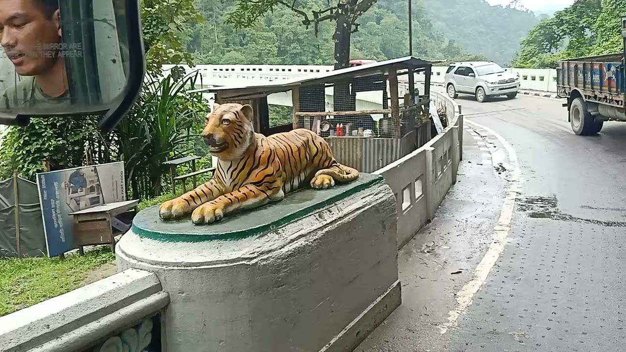 Tista river road#tiger bridge#sikkim side
