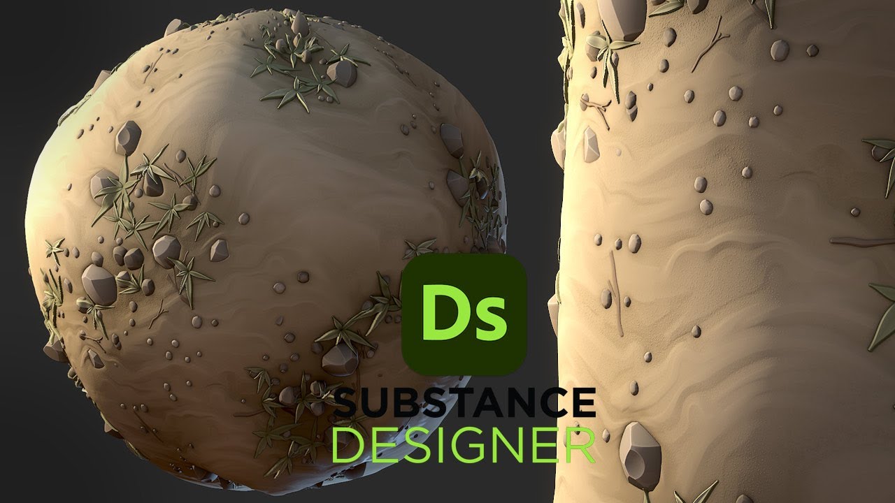 Стилизованная песчаная земля — Substance 3D Designer