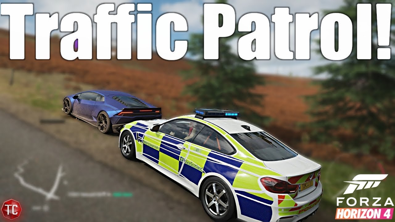 Forza Horizon 4: Police Roleplay! Traffic Patrol, Giving Tickets, and NEW Patrol Car!