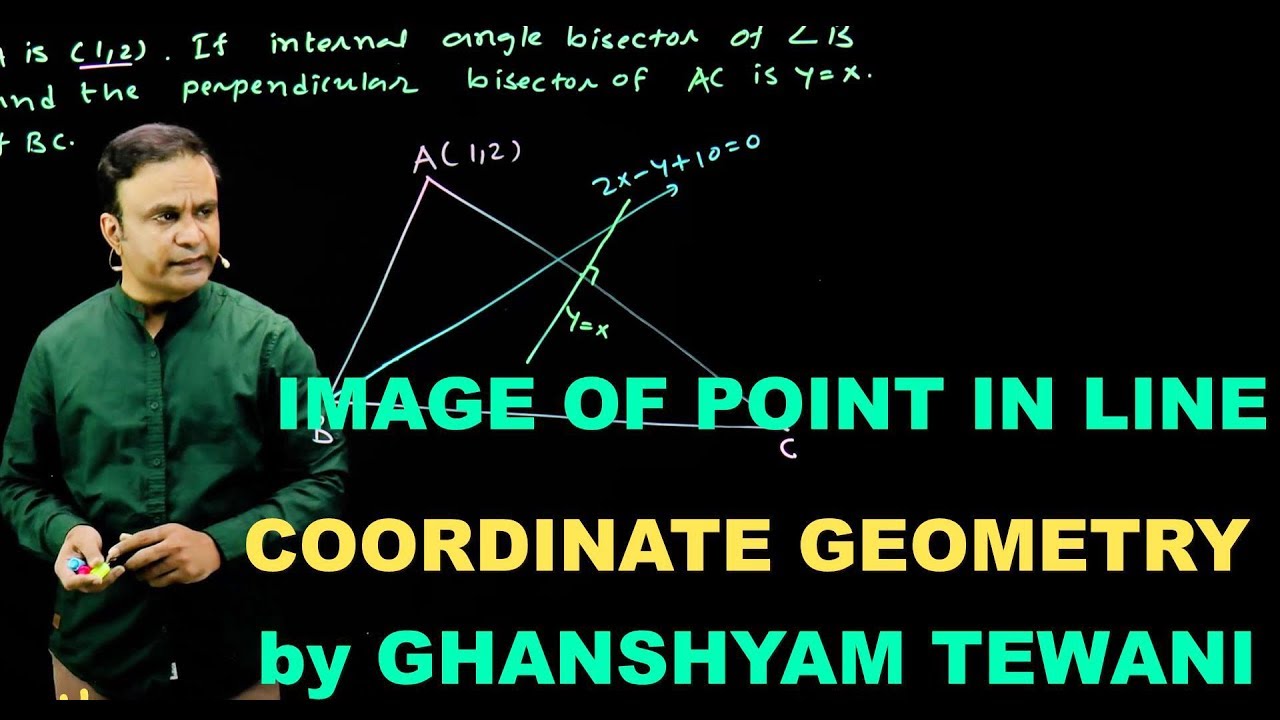 Image of point in line | Coordinate Geometry | JEE Maths by Ghanshyam Tewani | Cengage