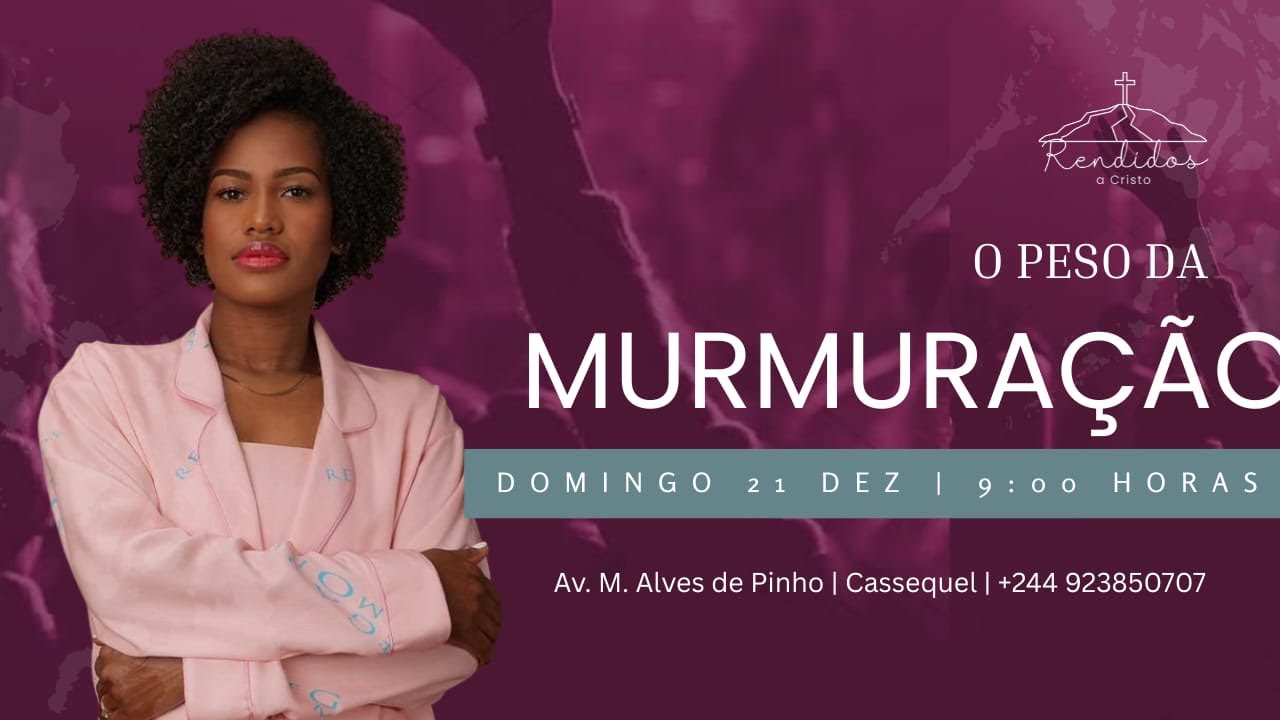 Culto O Peso Da Murmuração