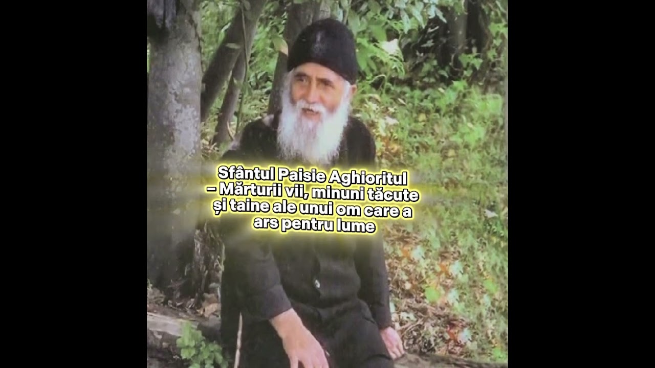 Sfântul Paisie Aghioritul – Mărturii vii, minuni tăcute și taine ale unui om care a ars pentru lume