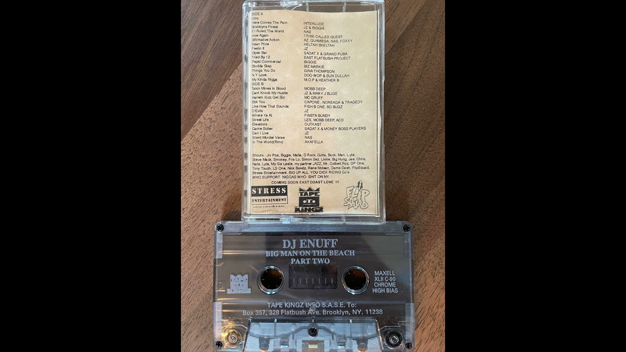 DJ ENUFF - Big Man On The Beach Part Two (Hip Hop Mix 90's Brooklyn NY)