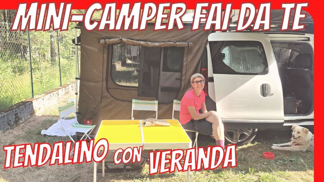 TENDALINO con VERANDA Swissking recensione per mini camper
