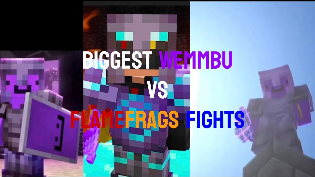 Biggest Wemmbu Vs FlameFrags Fights In Unstable SMP