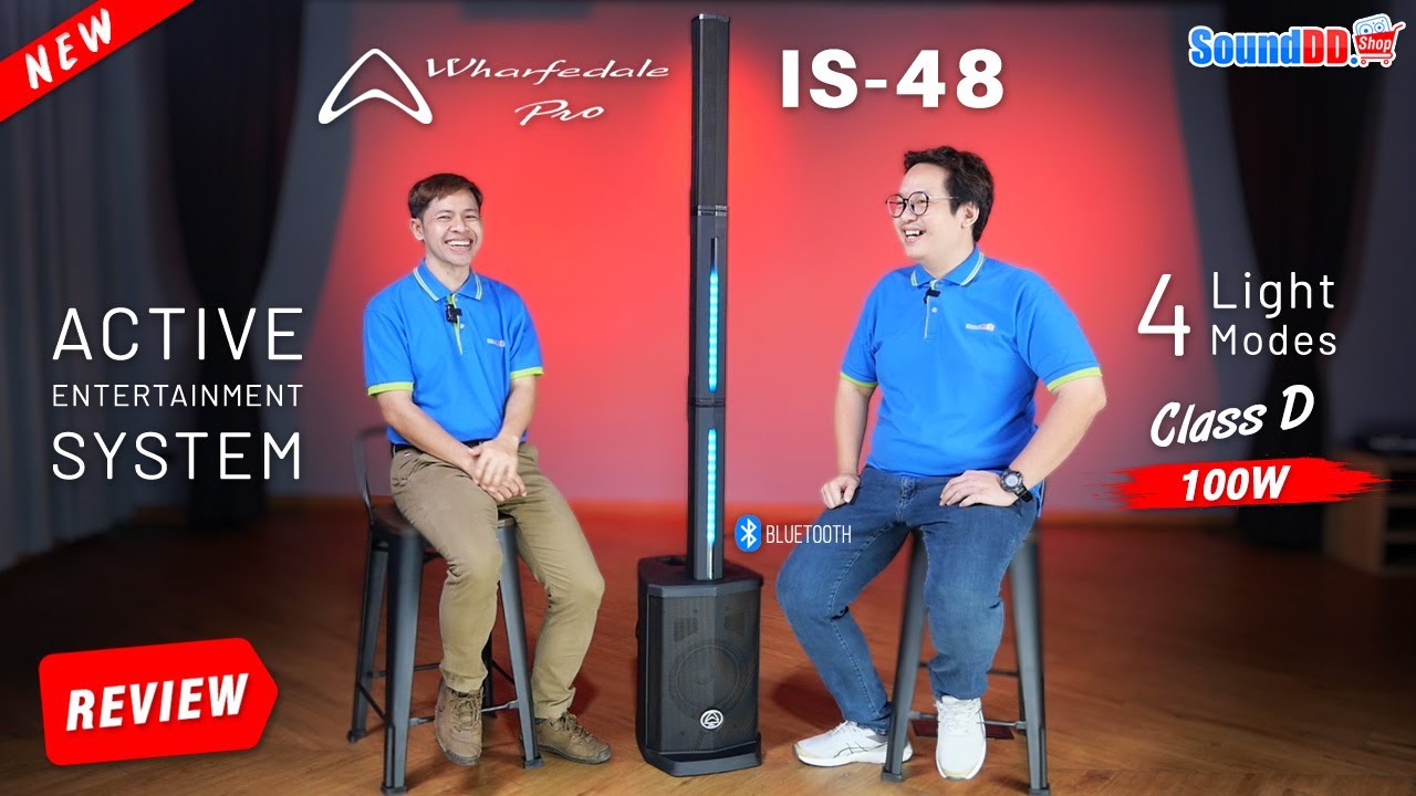 รีวิว : WHARFEDALE PRO IS-48 ลำโพง Active Column ตัวแรกของแบรนด์ที่มี LED Light Bar และฟังก์ชัน TWS