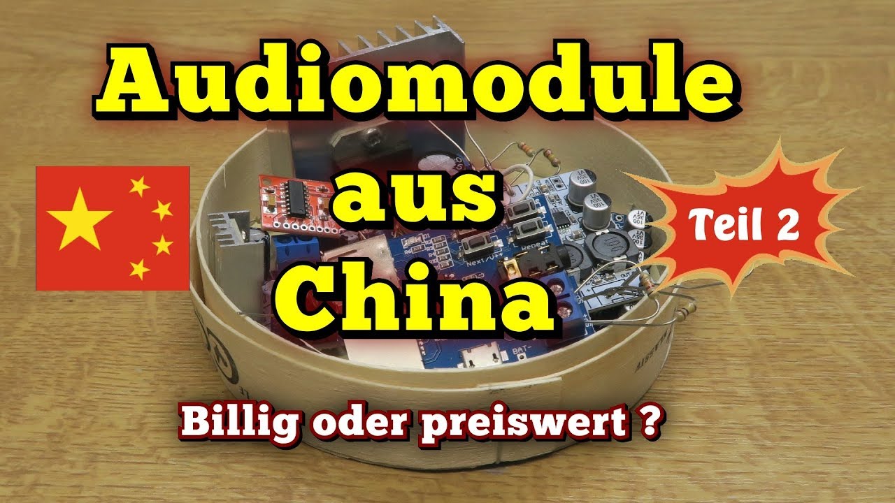 Billige digitale Audiomodule aus China - vermessen und geprüft...