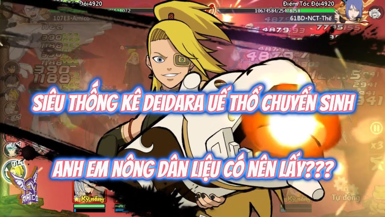 HUYỀN THOẠI LÀNG LÁ | DEIDARA UẾ THỔ VÀ NHỮNG ĐỘI HÌNH ANTI 3S+ ANH EM NÔNG DÂN TỰ CẢM NHẬN NHA