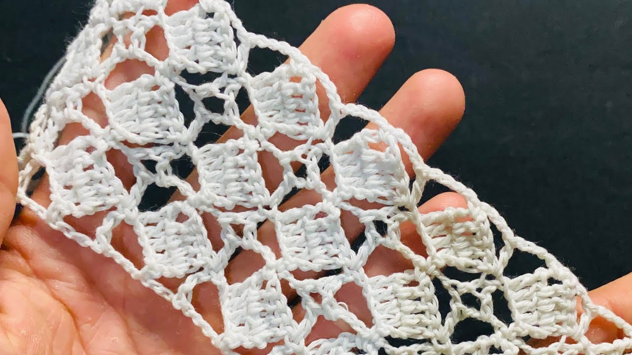 Puntilla o borde para manta tejido a crochet paso a paso nivel principiante