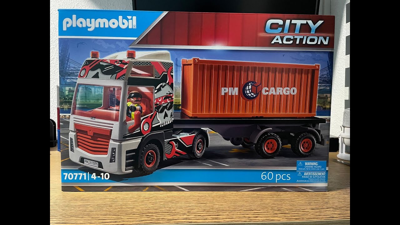 Montando el Playmobil 70771 🚚📦 FINAL MODO RC #playmobil  #70771 #unboxing  #juguetes  #camion  #rc