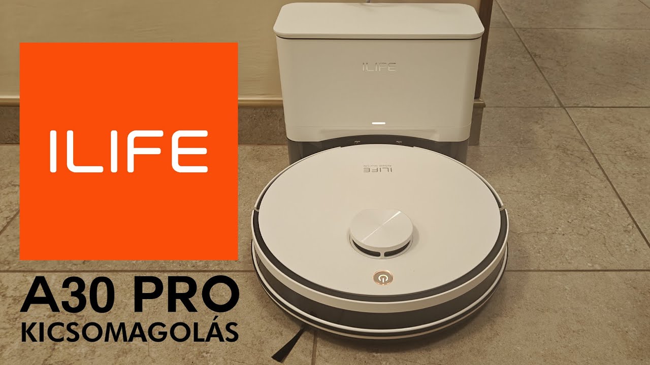 ILIFE A30 Pro robotporsz&iacute;v&oacute; kicsomagol&aacute;s - Az egyik legolcs&oacute;bb &ouml;n&uuml;r&iacute;tős g&eacute;p