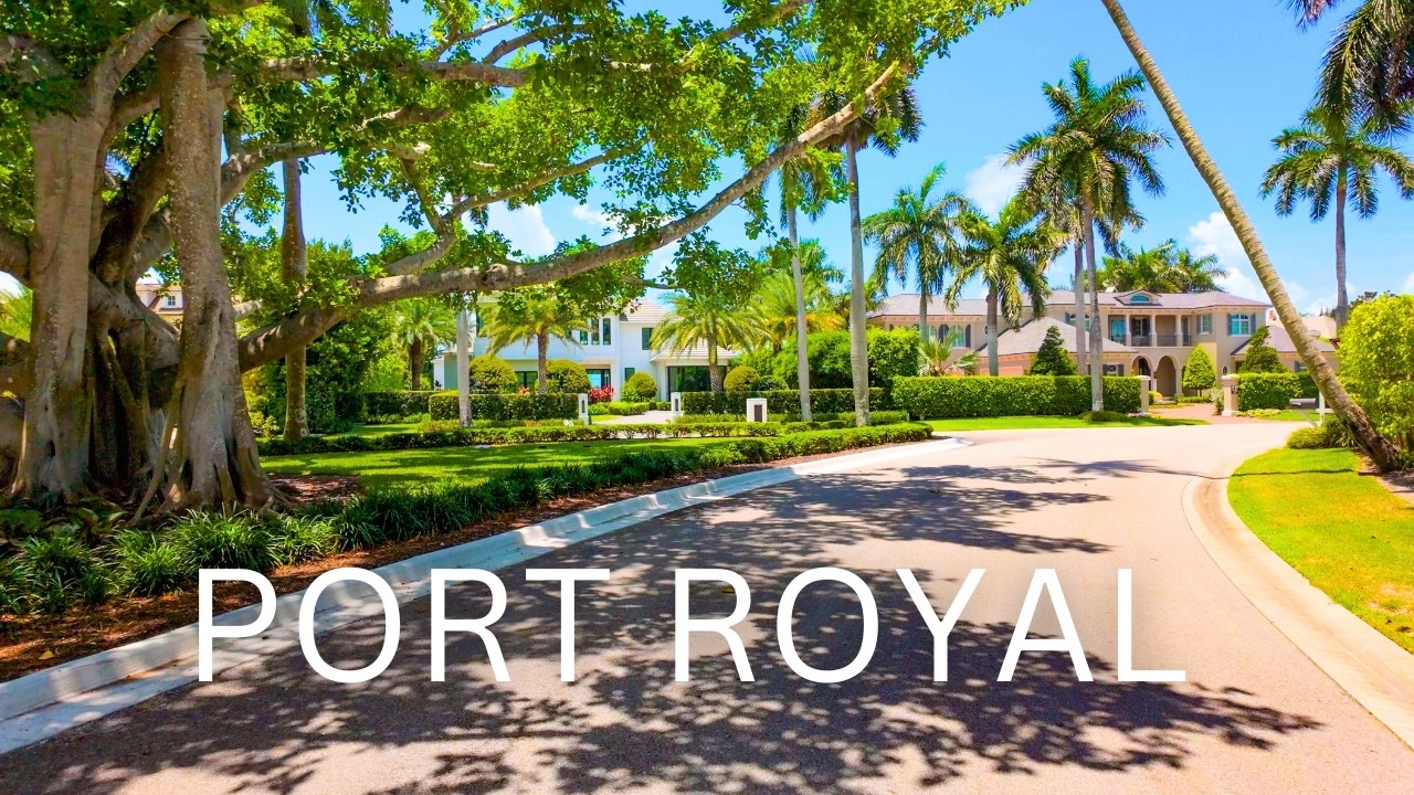 Driving Through One of America's Most Exclusive Neighborhoods | Port Royal, Naples, Florida