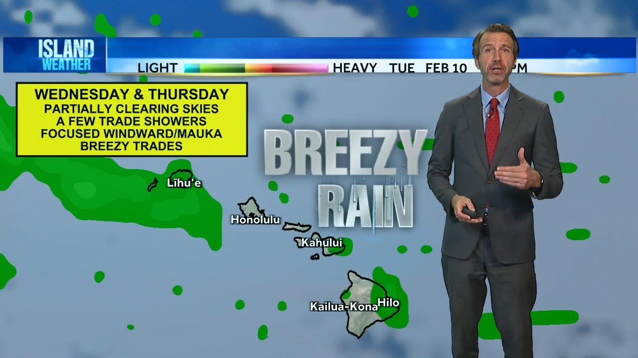 Wednesday Weather Forecast | Partially clearing skies and breezy winds