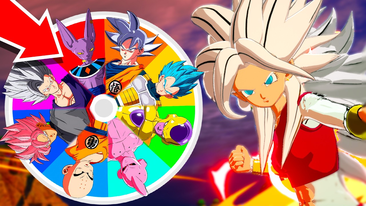 A ROLETA ESCOLHE MEU PERSONAGEM no DRAGON BALL SPARKING ZERO