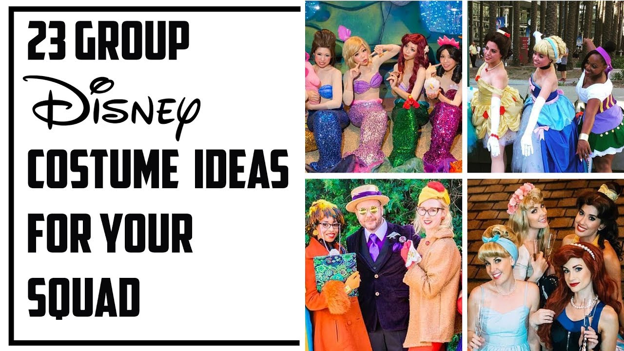 23 Group Disney Costume Ideas For Your Squad 2018