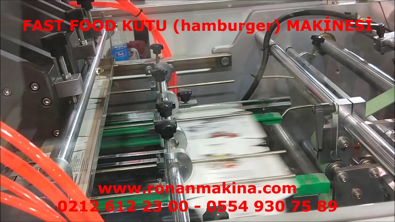 Fast food (hamburger) kutusu
