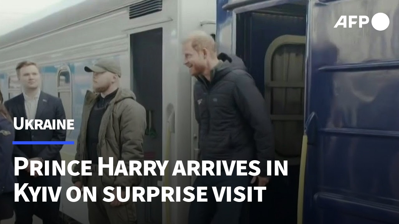Prince Harry arrives in Kyiv for surprise trip to war-torn Ukraine | AFP