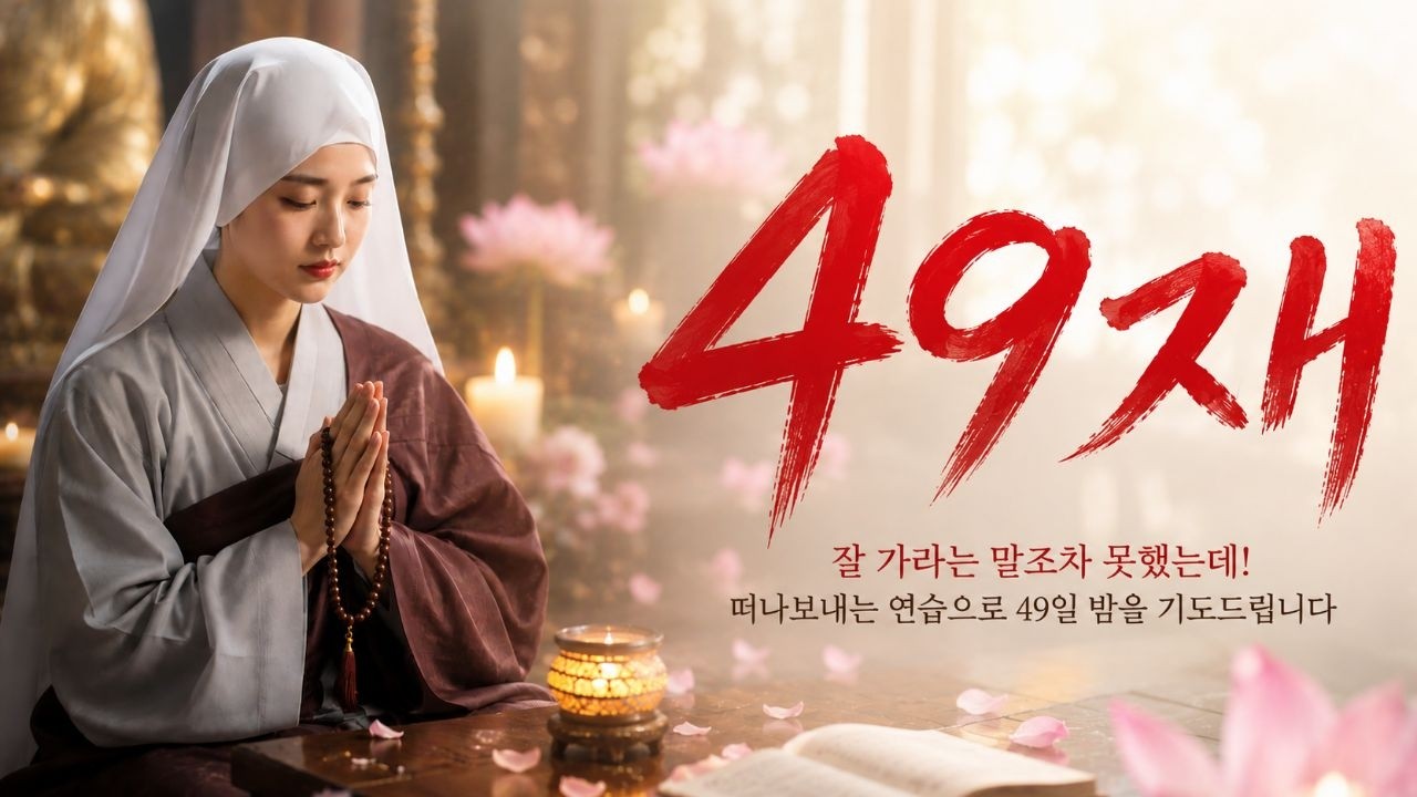 비구니의 기도 - 49재  #49재 #추모 #기도 #불교