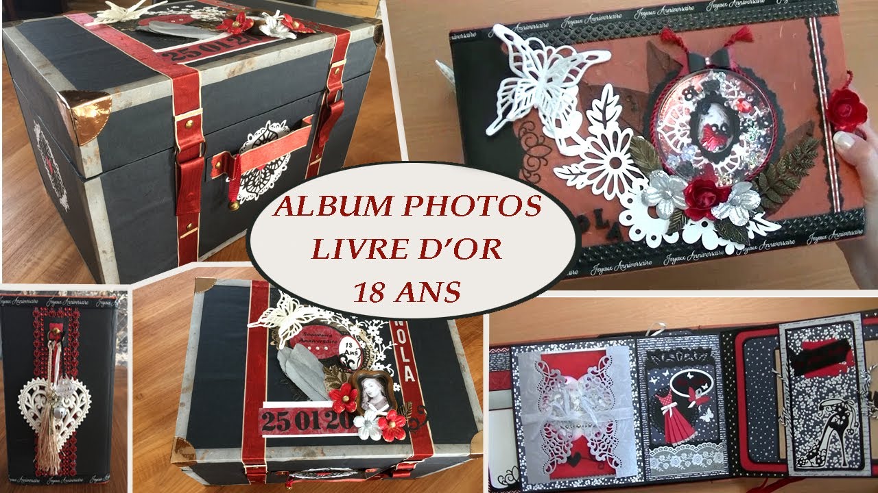 PRESENTATION ALBUM  - album photos / Livre d'or 18 ans