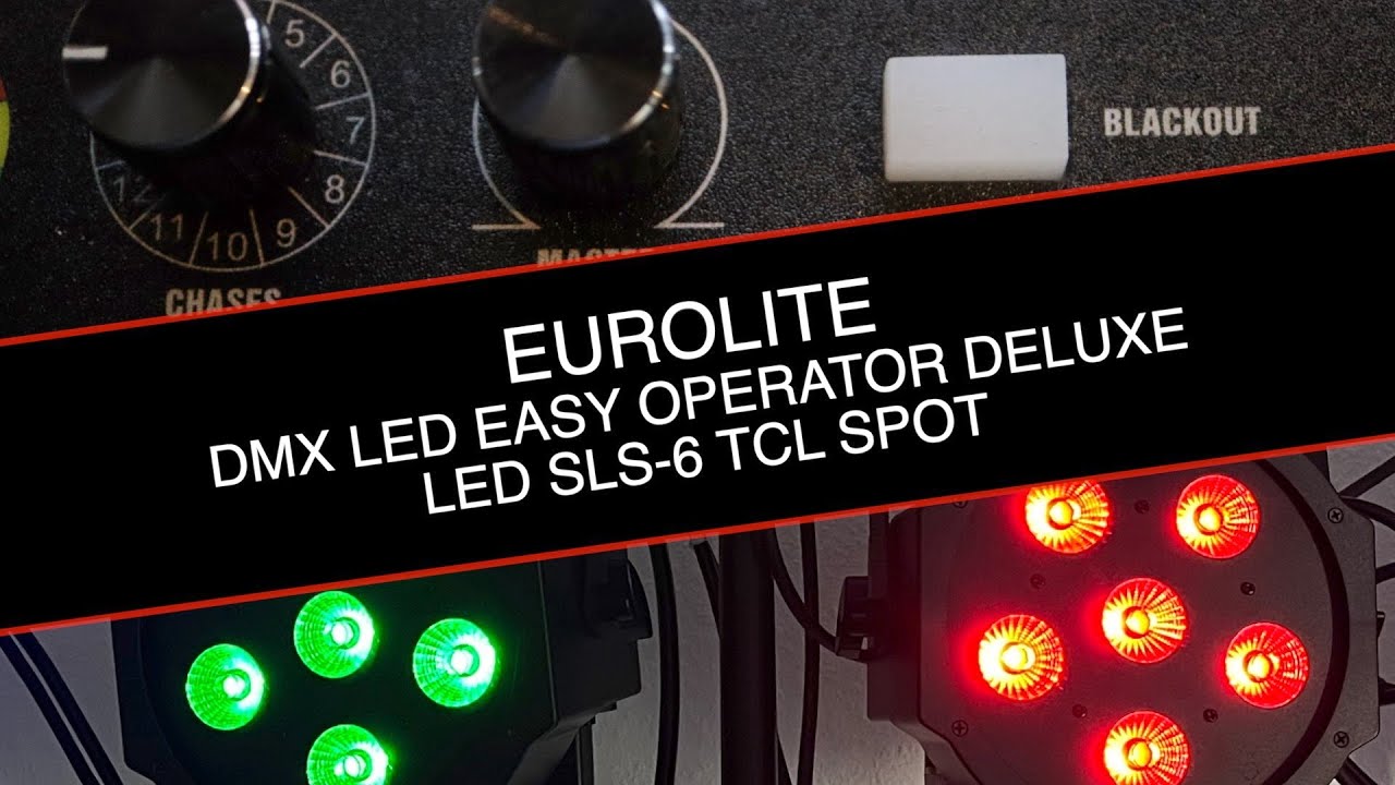 Eurolite DMX LED EASY OPERATOR DELUXE - HANDLING