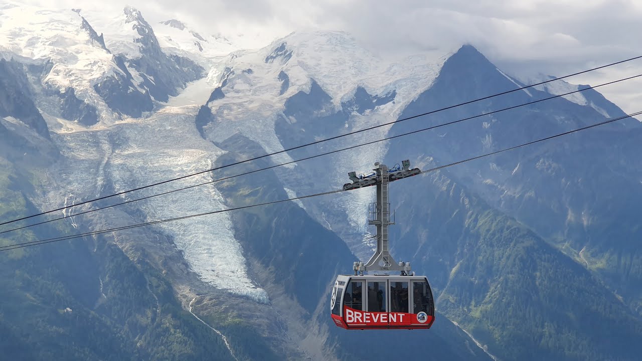 Le Brévent Cable Car Ascent and Descent TimeWarp