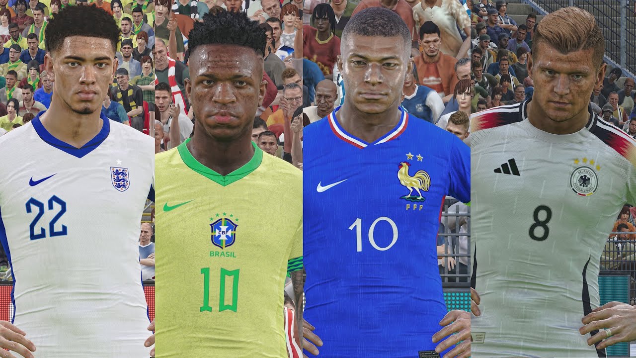 ENGLAND v BRAZIL & FRANCE V GERMANY 2024!