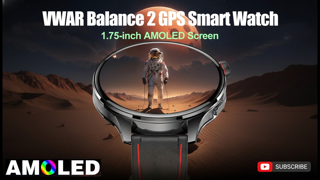 2026 New VWAR Balance 2 GPS Smart Watch 53mm 1.75