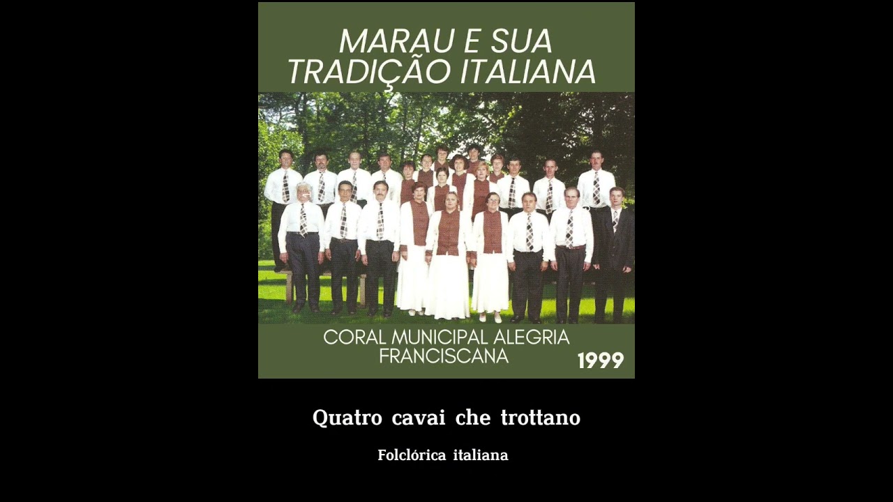Quatro cavai che trottano - Folclórica italiana 