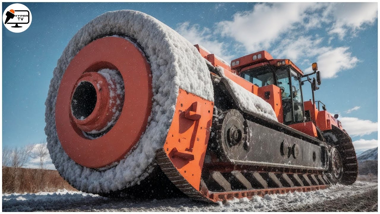 Incredible Snow Removal: Heavy Machines Conquer Winter's Wrath