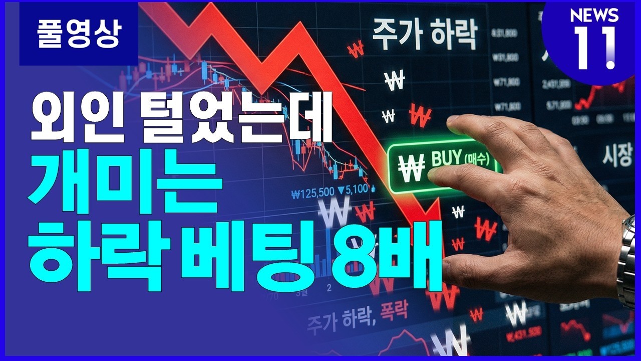[NEWS 11 다시보기] 파생시장, 외인은 털었는데…하락에 베팅한 개미 '울상'
