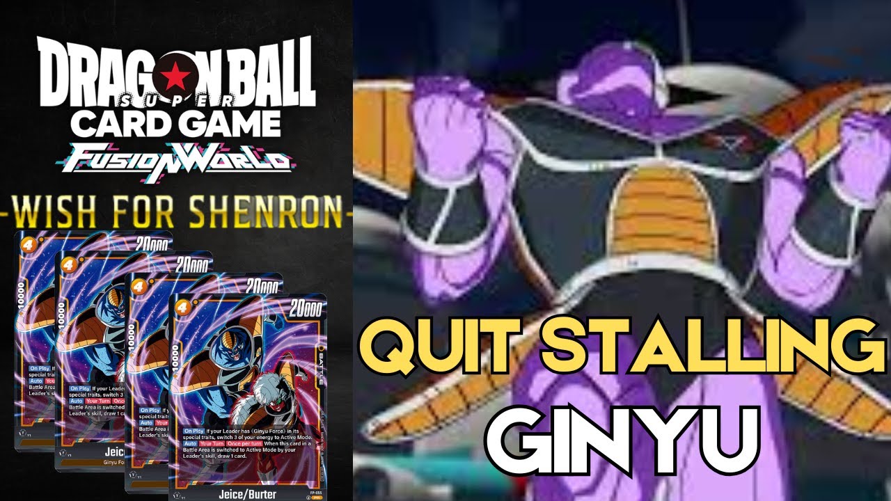 Quit Stalling Accept It!!! - Ginyu vs Piccolo SH - (Dragon Ball Super Card Game Fusion World) [FB01]