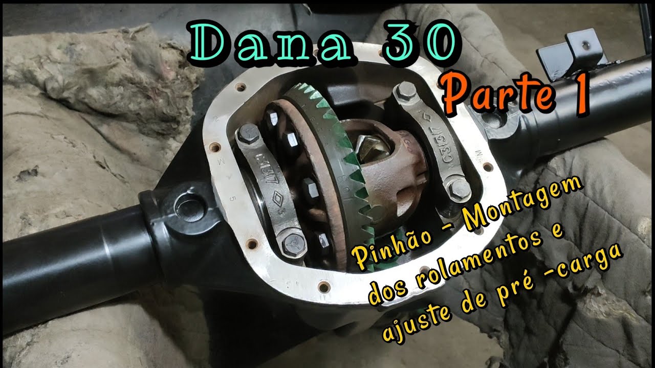 Diferencial Dana 30 Chevrolet Opala / Caravan Parte 1. Manutenção e montagem! Pré-carga do pinhão!