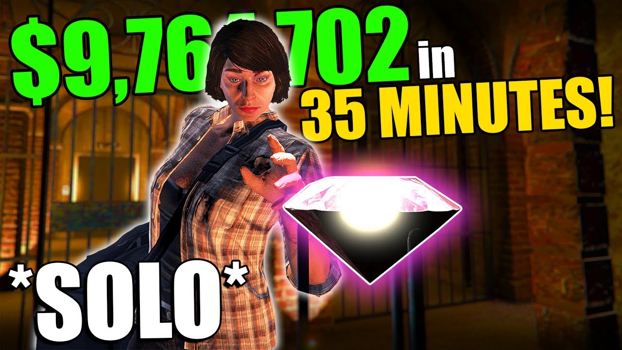 $9,764,702 Million In 35 Minutes, Cayo Perico Gl1tch, Solo, Elites (Diamond Target)