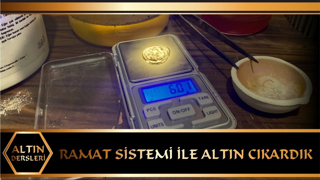 RAMAT SİSTEMİ İLE ALTIN ÇIKARMA