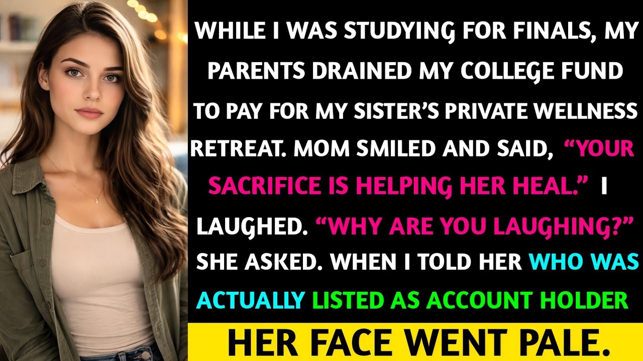 My Parents Drained My College Fund For My Sister’s “Healing” — I Laughed