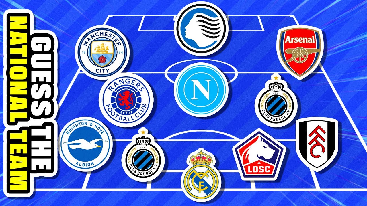GUESS THE NATIONAL TEAM BY PLAYERS' CLUB - UPDATE 2026 | FOOTBALL QUIZ 2026 ⚽👑