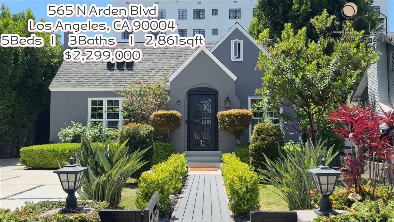 [LA 주택 투어] 라브레아 인근 감각적인 싱글하우스 | 565 N Arden Blvd
