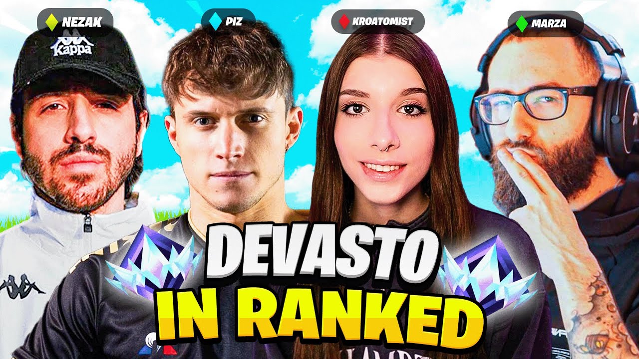 SQUAD PICCANTE in UNREAL con Marza, Nezak e Piz! *ranked* FORTNITE ITA