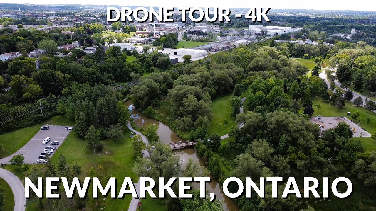 🚁 Aerial Views of Newmarket, Ontario | 4K Drone Adventure! 🌆