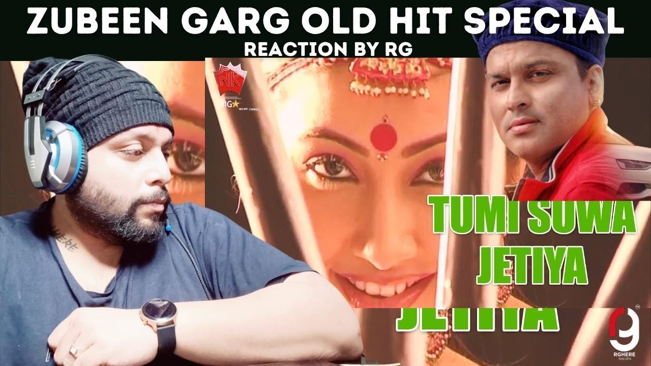 Zubeen Garg - TUMI SUWA JETIYA | MUKHA | ASSAMESE MUSIC VIDEO | GOLDEN COLLECTION | REACTION BY RG