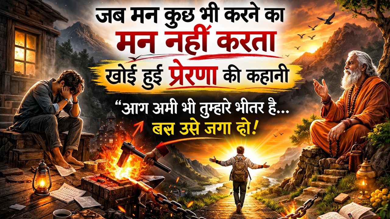 जब मन कुछ भी करने का नहीं करता | खोई हुई प्रेरणा की कहानी | Hindi Motivational Story | Story Podcast